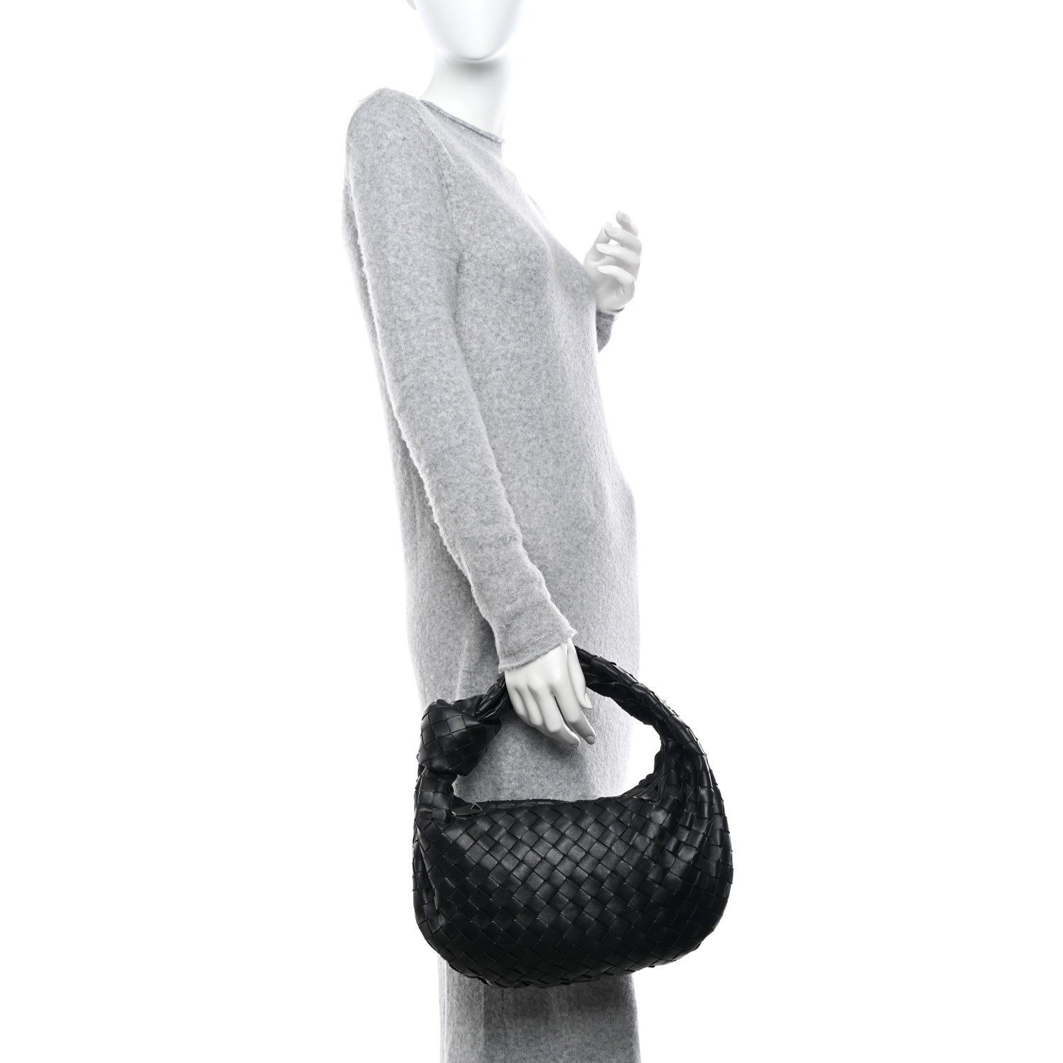 Bottega Veneta Nappa Intrecciato Teen Jodie Hobo Black 3 of 11