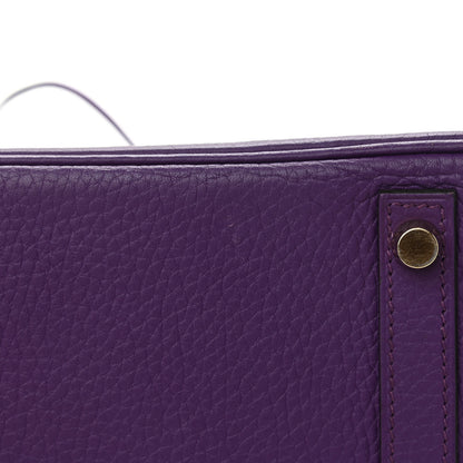 Hermes Togo BIRKIN 30 Crocus 20 of 21