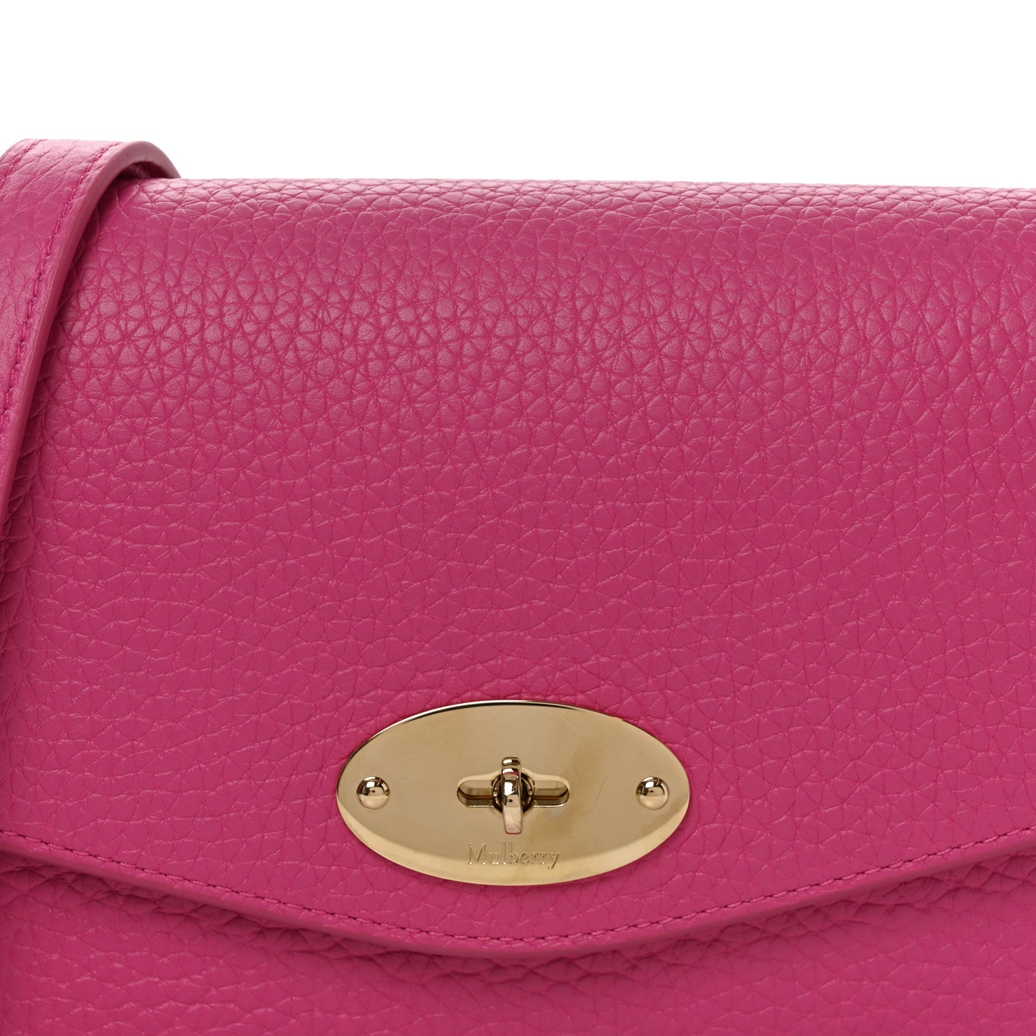 Mulberry Small Classic Grain Calfskin Small Darley Mulberry Pink 7 of 9