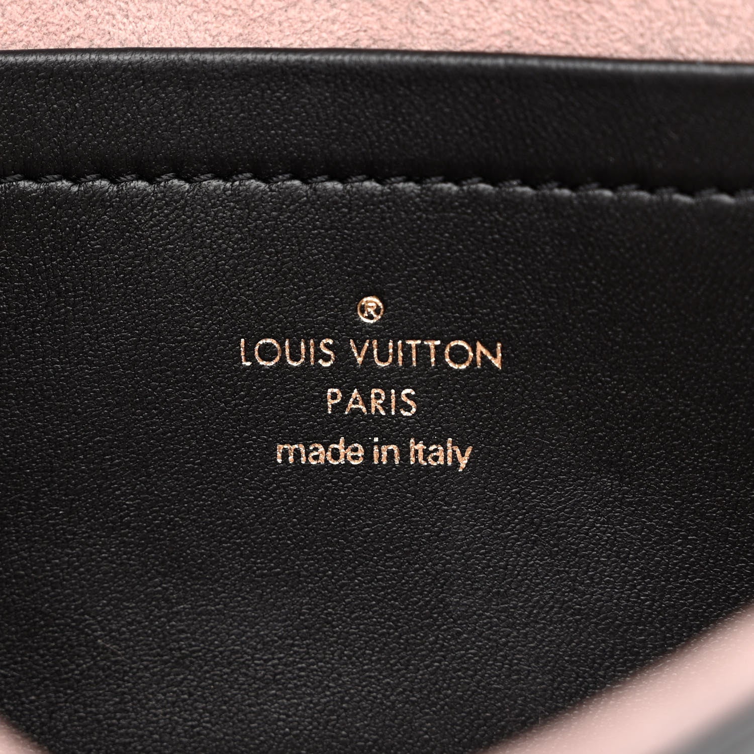 Louis Vuitton Lambskin Embossed Monogram Pochette Coussin Black 6 of 10
