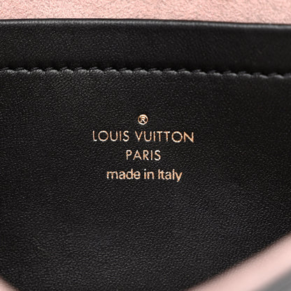 Louis Vuitton Lambskin Embossed Monogram Pochette Coussin Black 6 of 10