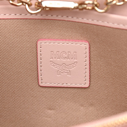 MCM Visetos Monogram Medium Millie Crossbody Bag Soft Pink 6 of 9