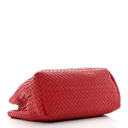 Bottega Veneta Nappa Intrecciato Medium Classic Chain Strap Tote Red 4 of 11