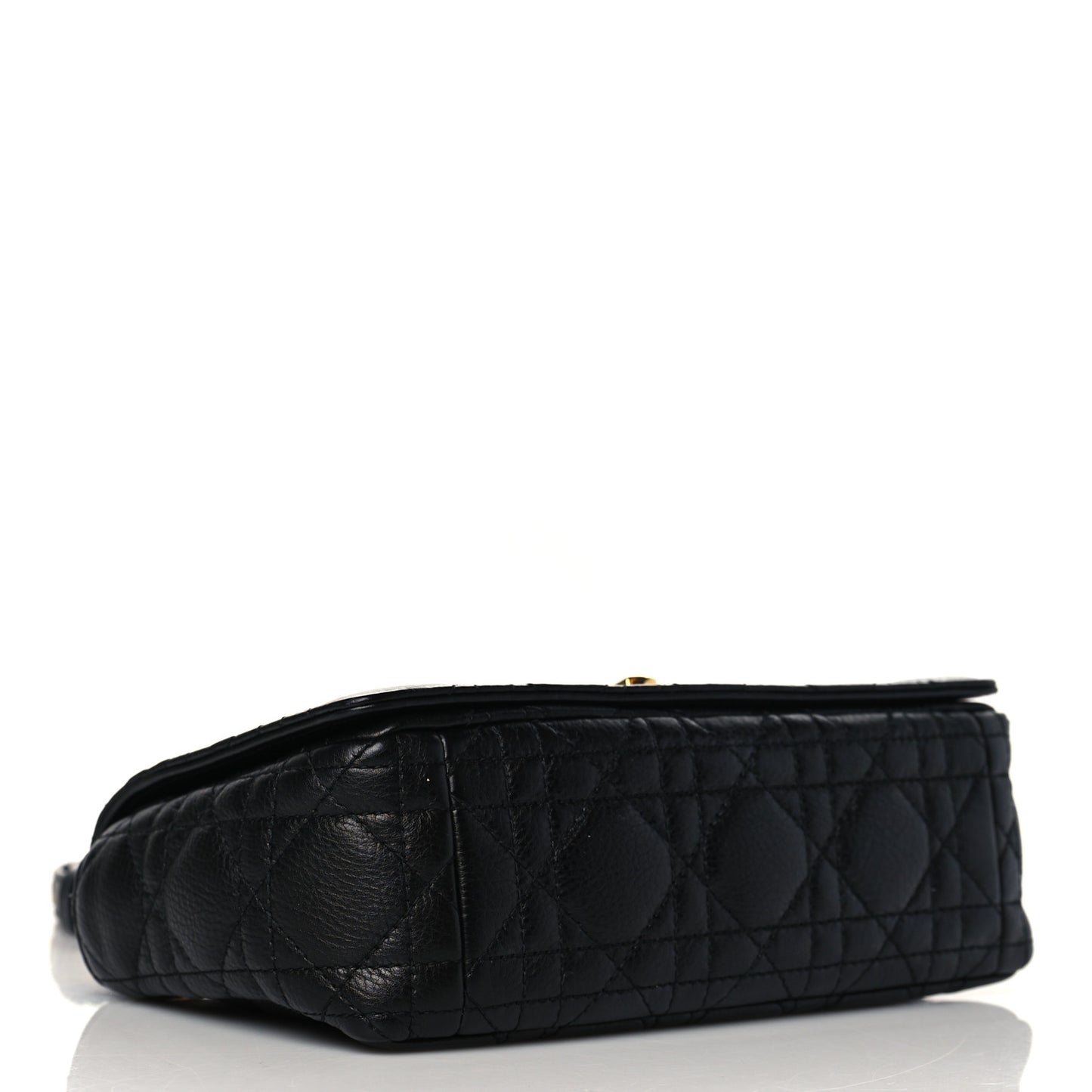 Calfskin Cannage Small Caro Bag Black