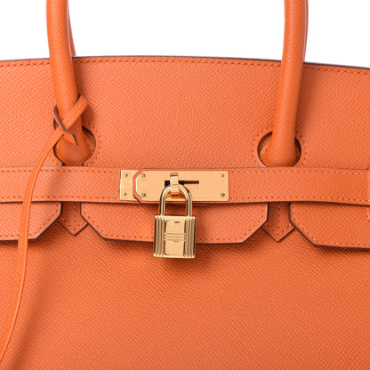 Hermes Epsom Birkin 35 Orange 10 of 10