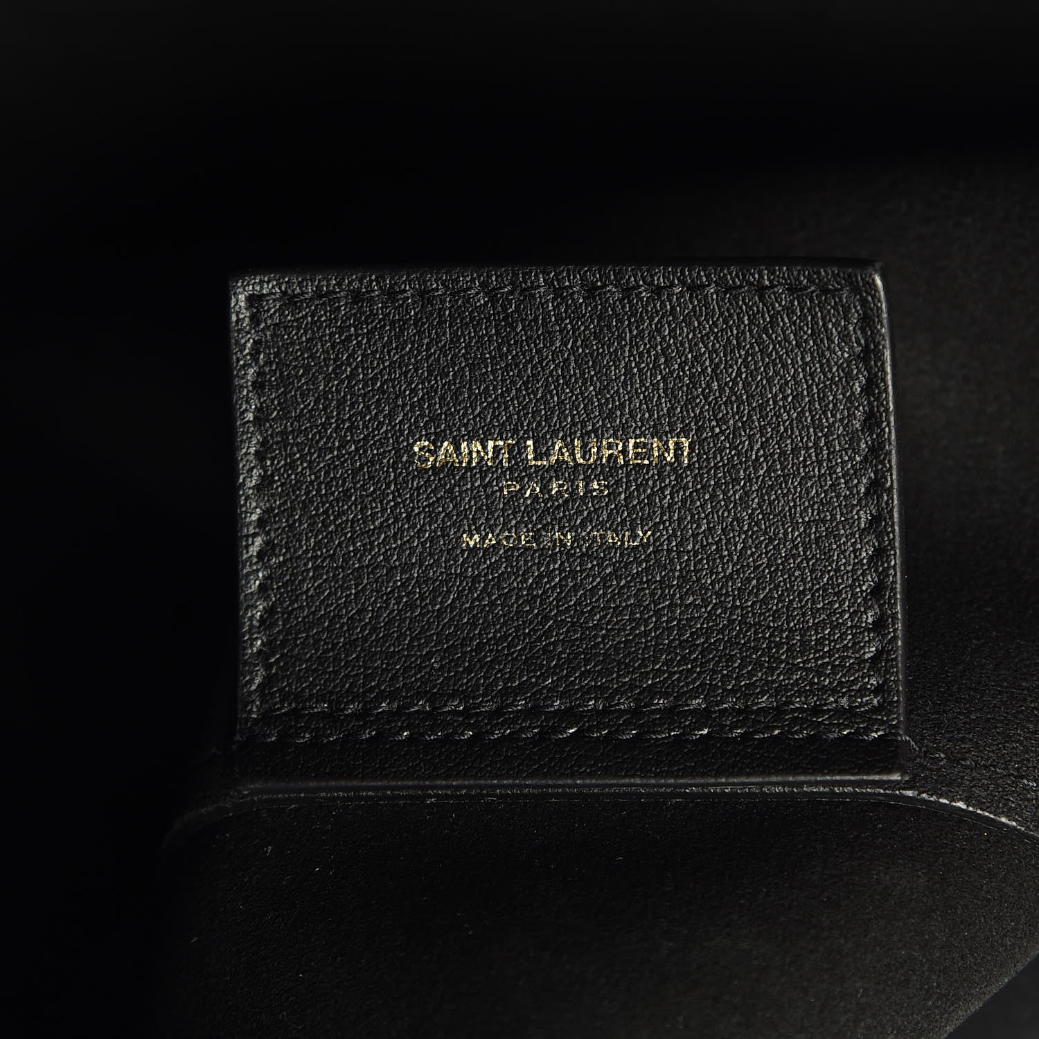Saint Laurent Calfskin Large Shopping Tote Black 6 of 11