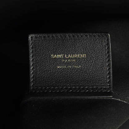 Saint Laurent Calfskin Large Shopping Tote Black 6 of 11