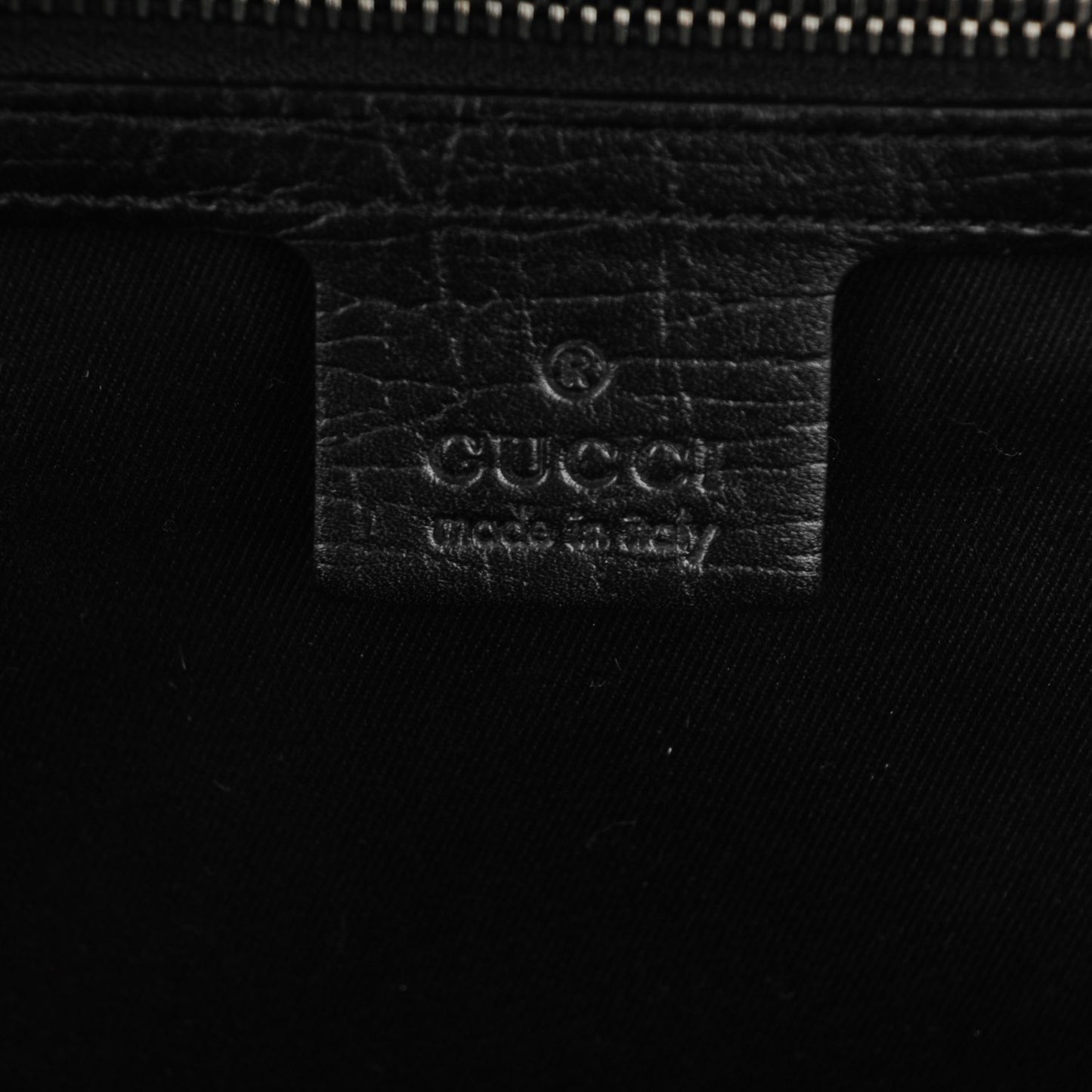 Monogram Bamboo Bullet Bag Black