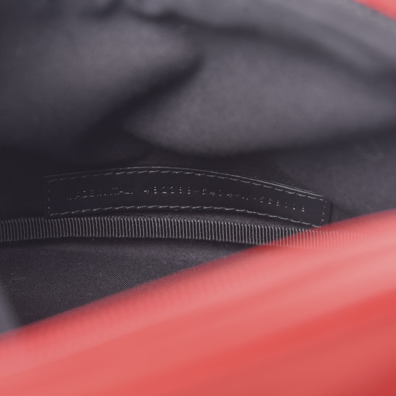 Balenciaga Nylon Crest Logo Embroidered Explorer Beltpack Bright Red 7 of 10