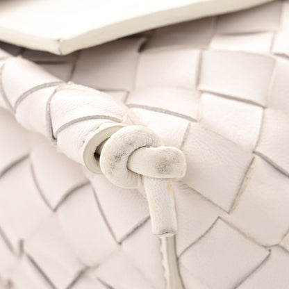 Bottega Veneta Nappa Intrecciato Medium Knot Flap Crossbody White 13 of 13