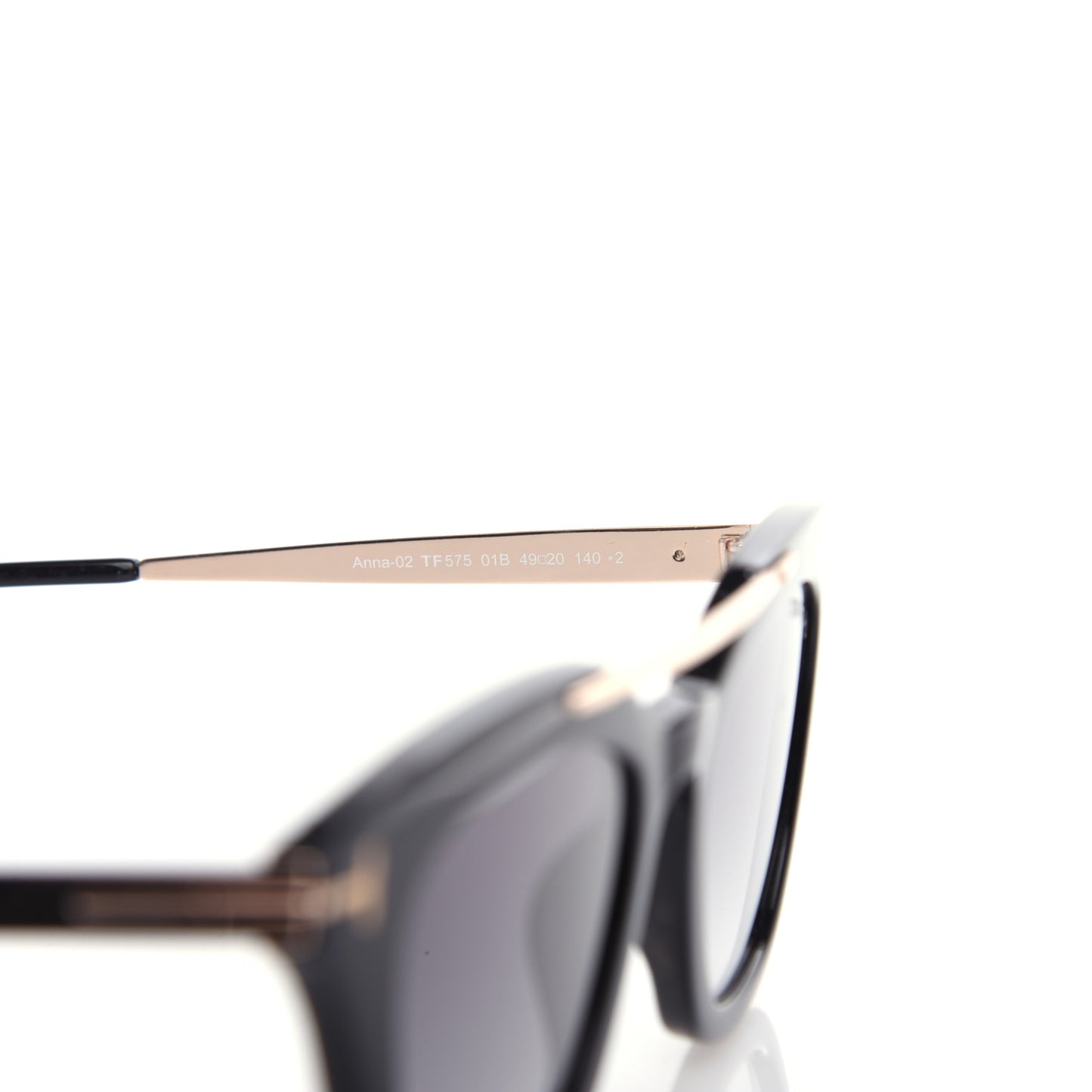 Acetate Anna Sunglasses TF575 Black