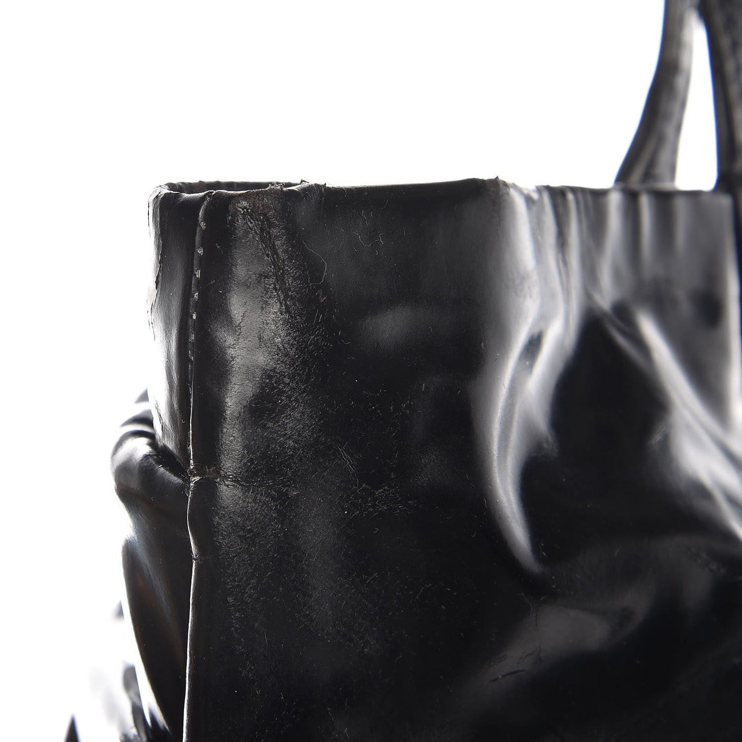 Patent Lacca Bow Tote Black