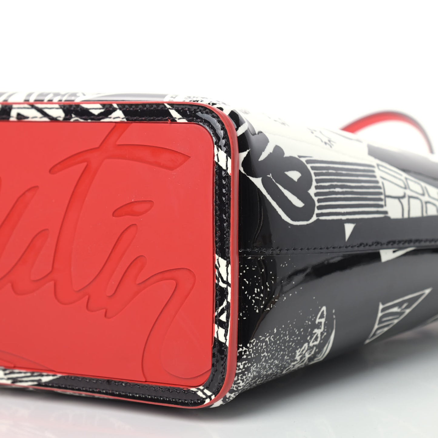 Patent Metro Graf Spikes East West Cabata Tote Black