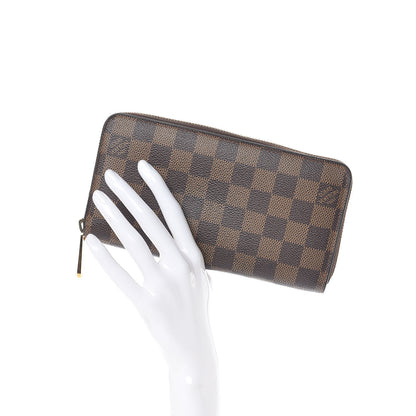Louis Vuitton Damier Ebene Zippy Wallet 2 of 9