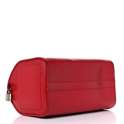Louis Vuitton Epi Speedy 25 Rouge 4 of 22