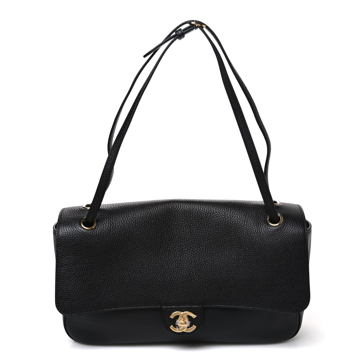Chanel Grained Calfskin Small Souplissimo Maxi Flap Black 1 of 11