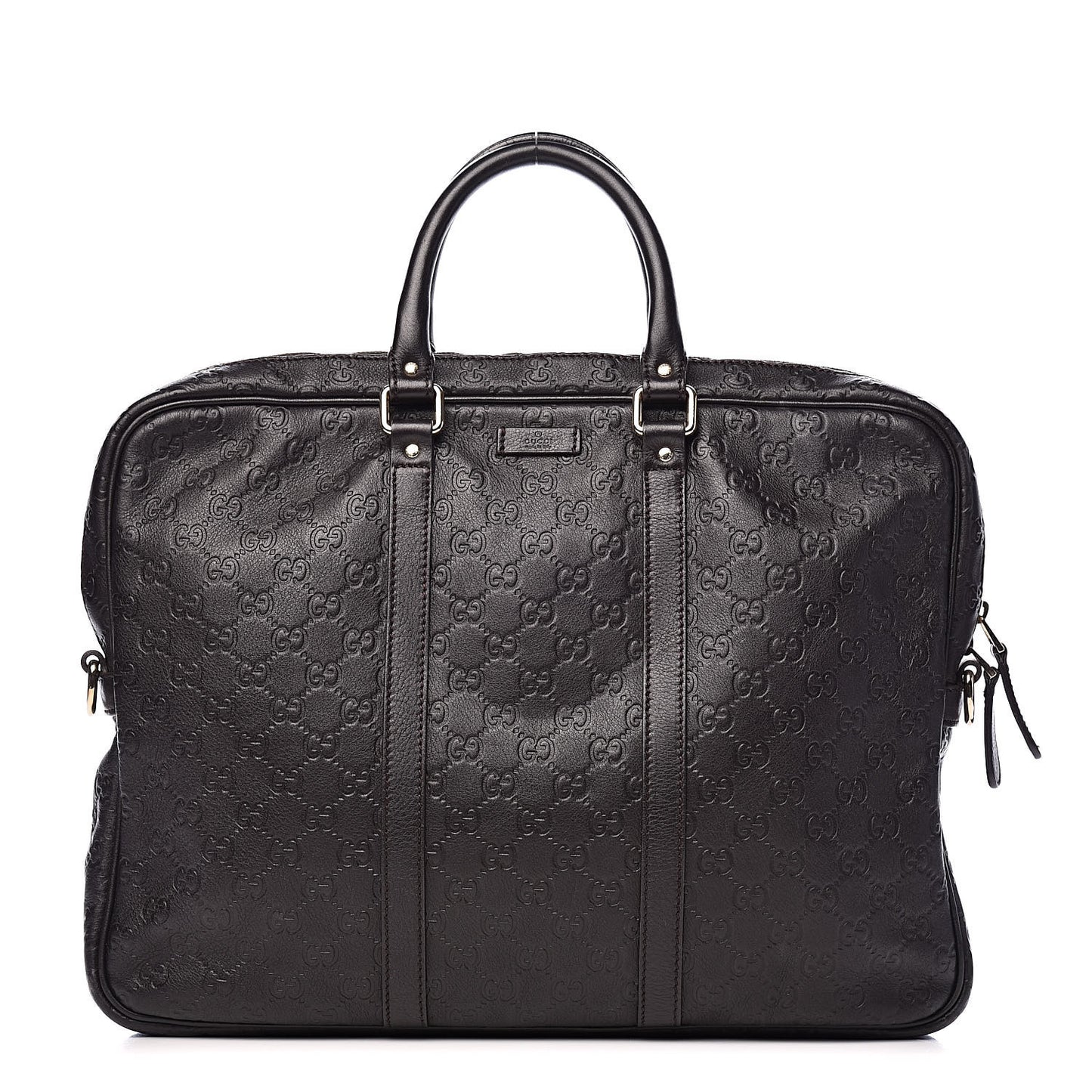 Guccissima Medium Briefcase Chocolate