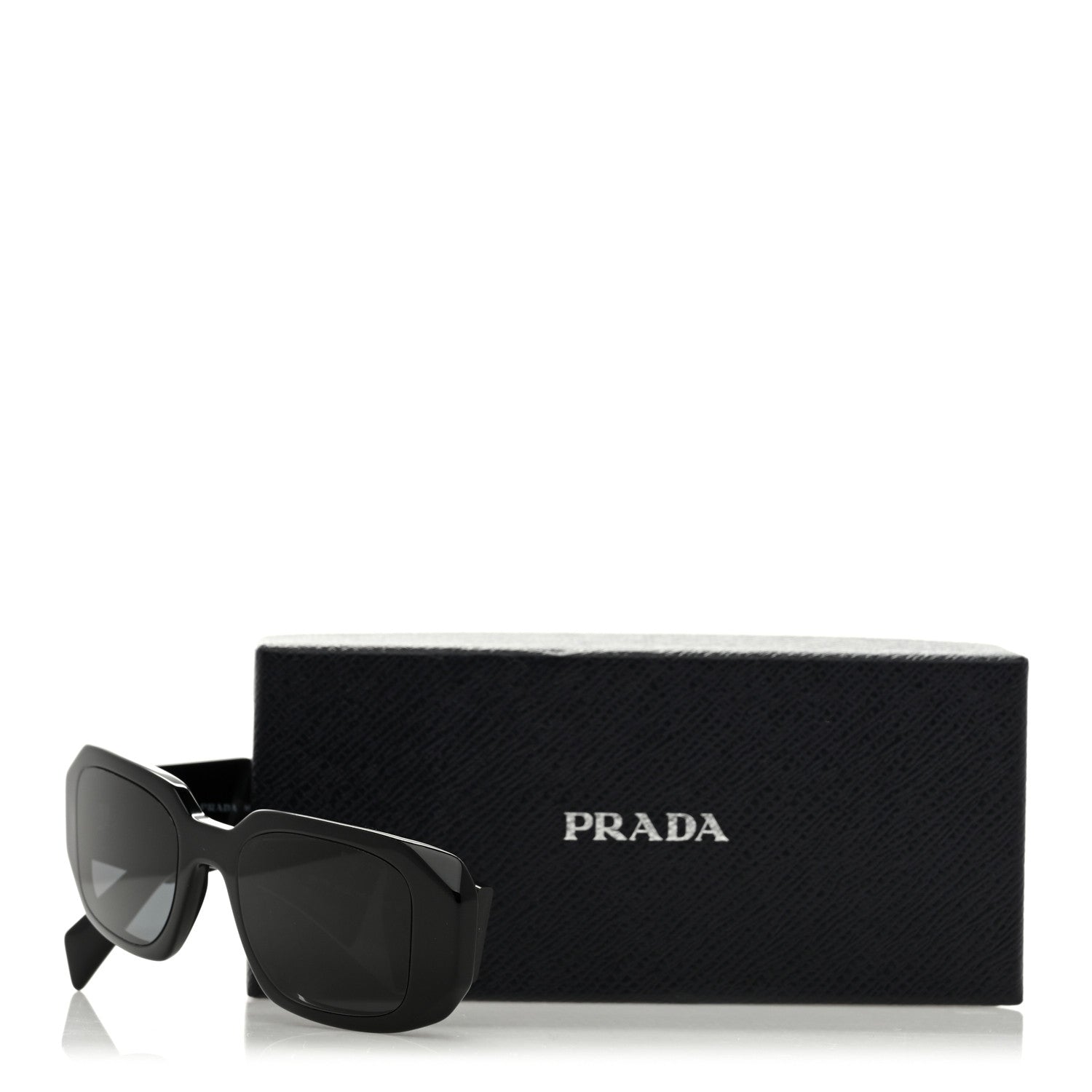 Prada Acetate Symbole Sunglasses SPR 17W Black 8 of 8