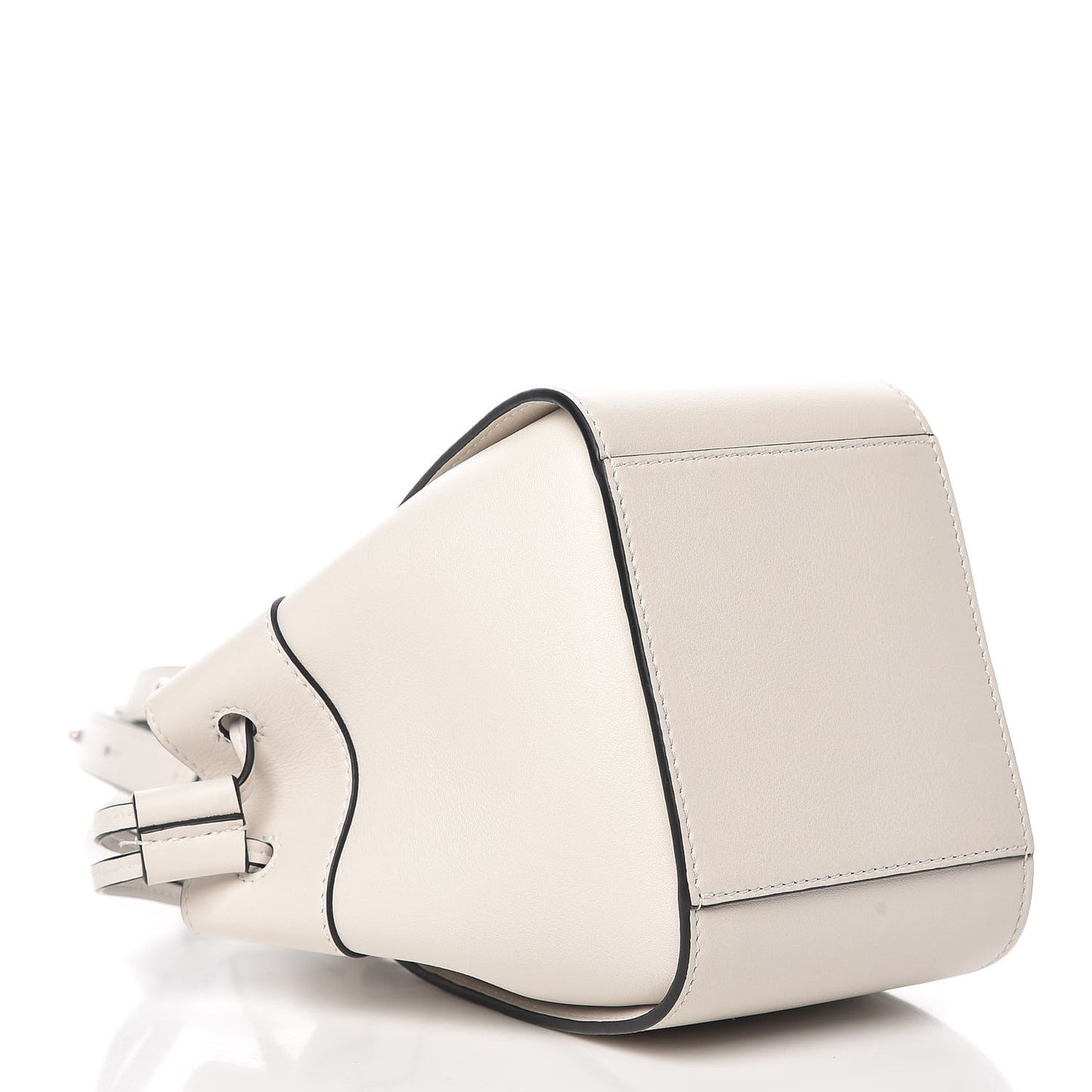 Calfskin Mini Hammock Shoulder Bag Soft White