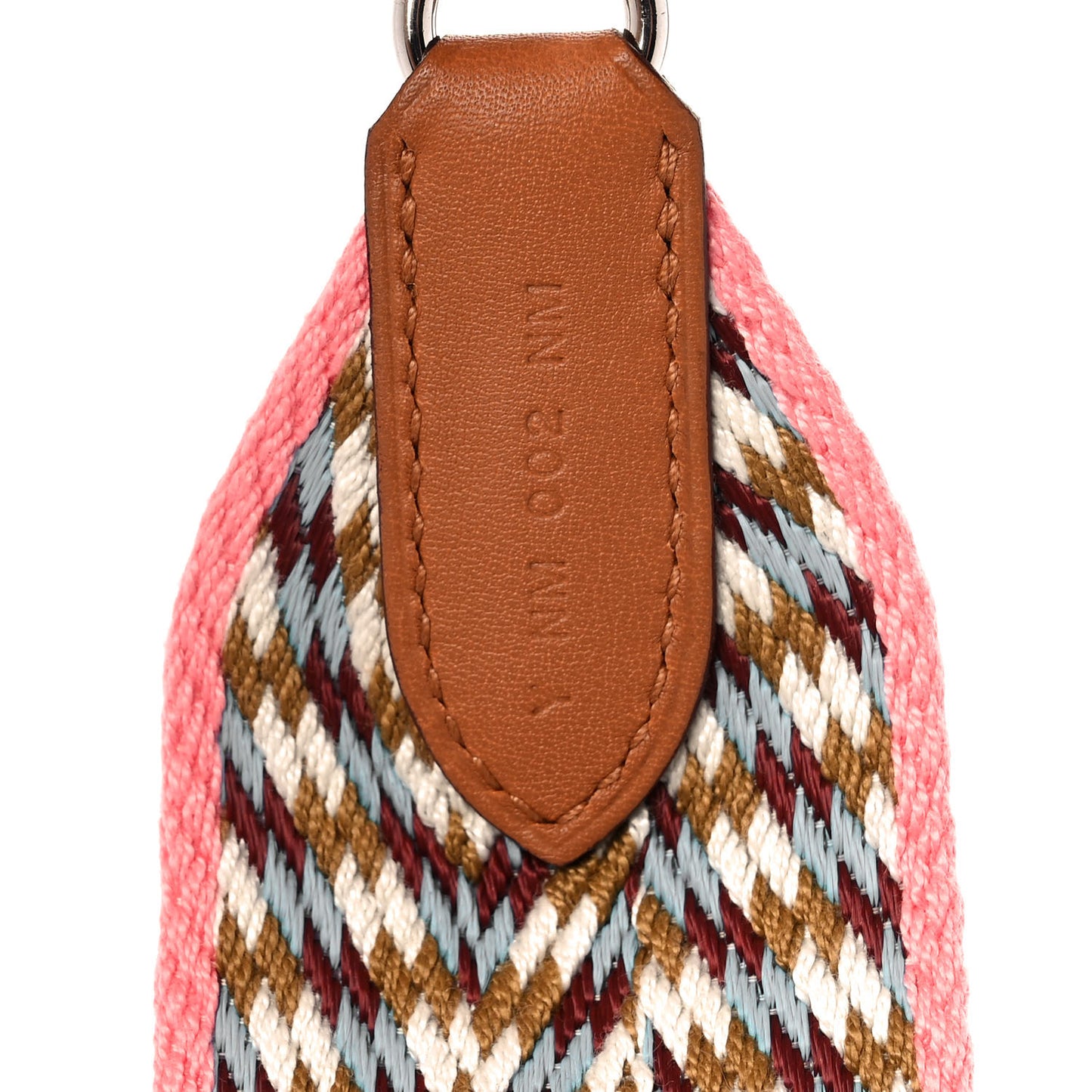 Toile Swift 50mm Sangle ZigZag Shoulder Strap Rose d'Ete White Gold