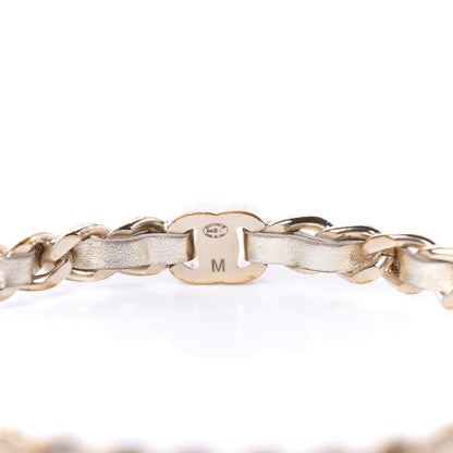Chanel Lambskin CC Turnlock Chain Bracelet Light Gold 4 of 4
