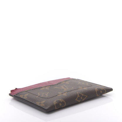 Louis Vuitton Monogram Zipped Card Holder Fuchsia 5 of 10