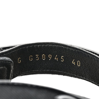 Chanel Mesh Patent Calfskin Velcro Dad Sandals 40 Black 7 of 10