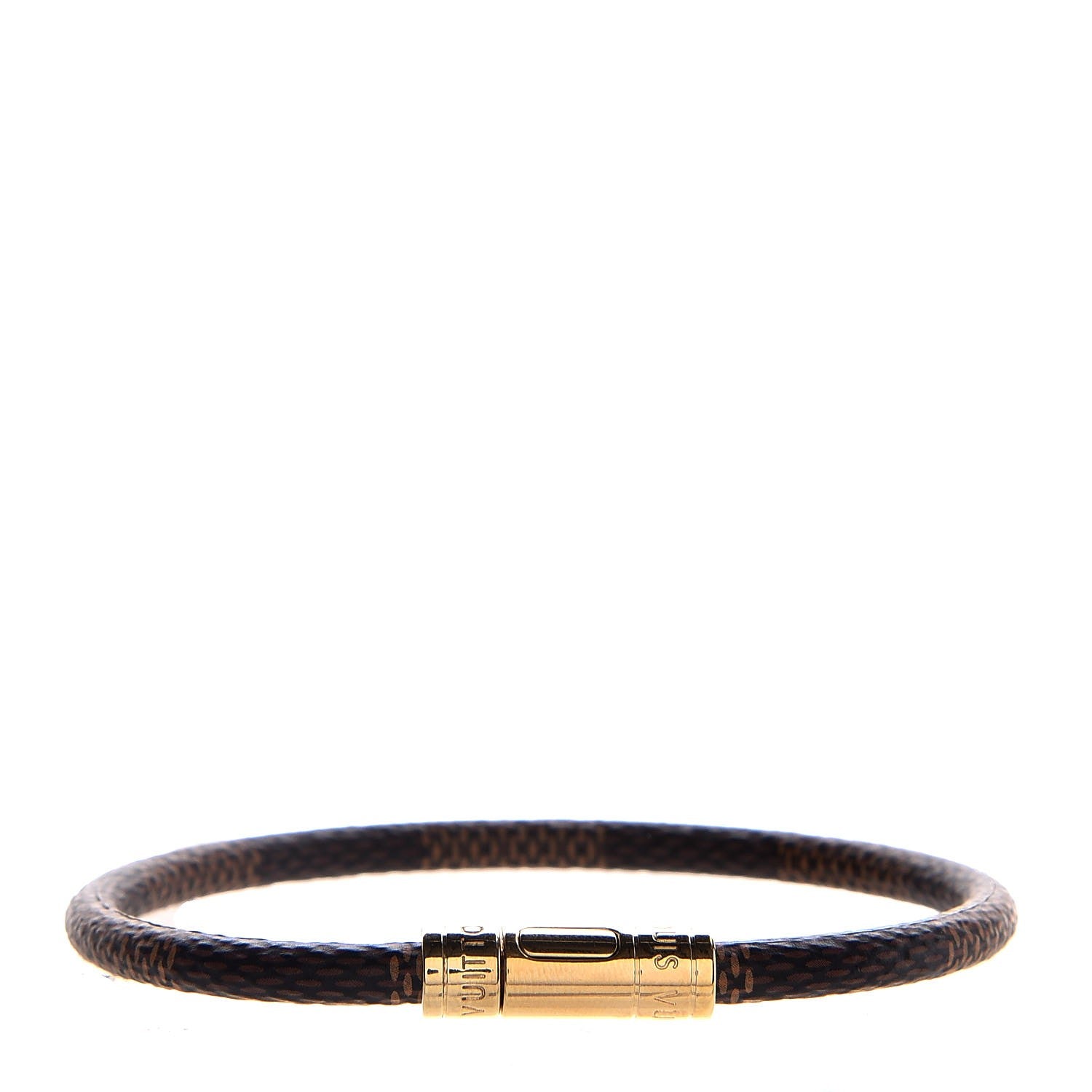 Louis Vuitton Damier Ebene Keep It Bracelet 19 1 of 5
