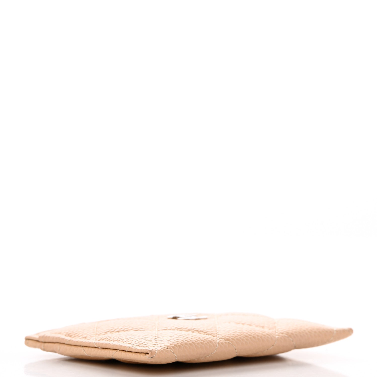 Chanel Caviar Quilted Card Holder Beige 4 of 9