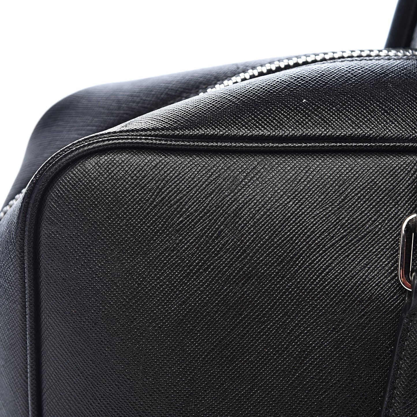Saffiano Travel Briefcase Black