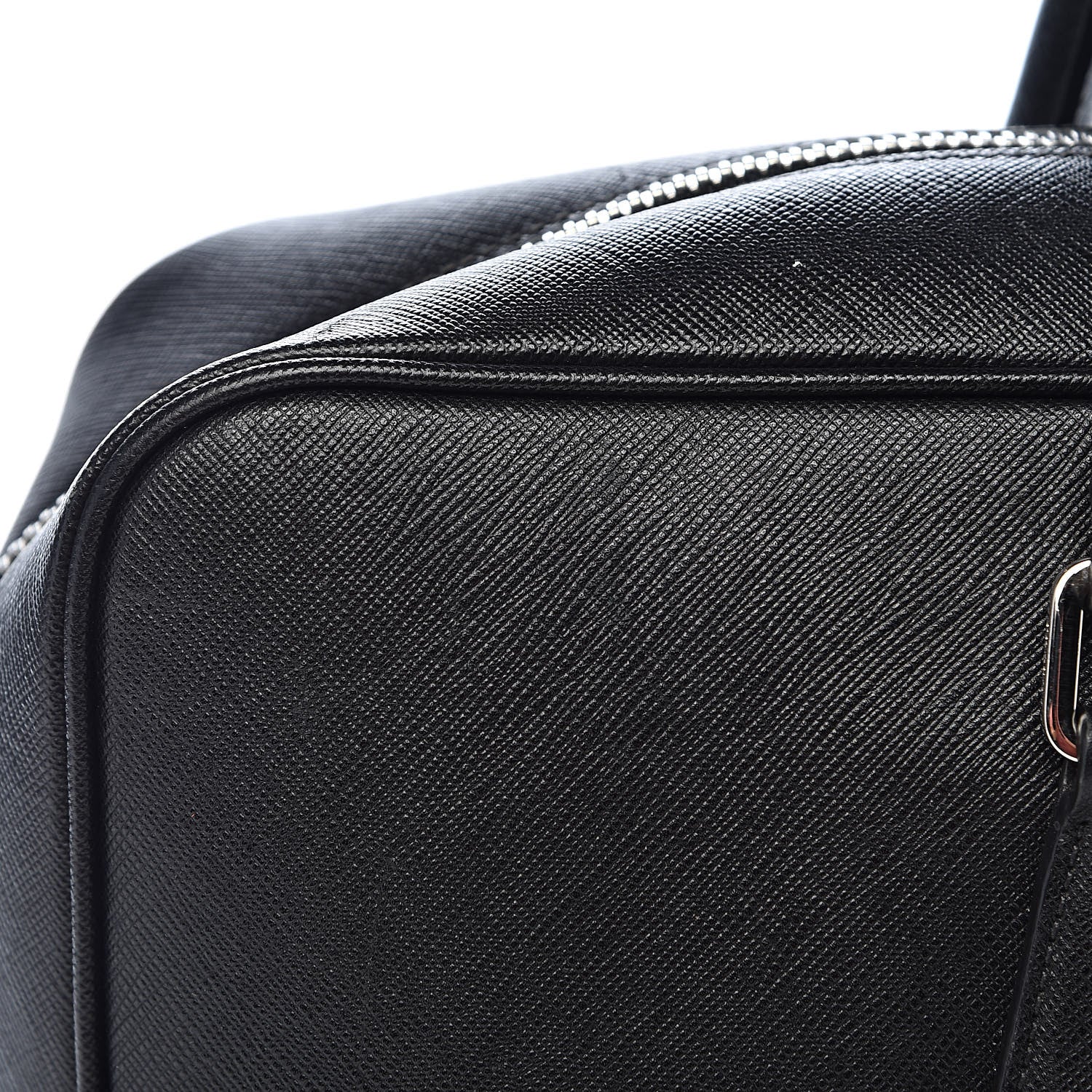 Prada Saffiano Travel Briefcase Black 10 of 19