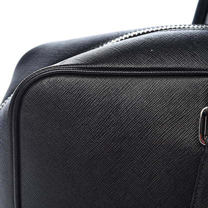 Prada Saffiano Travel Briefcase Black 10 of 19