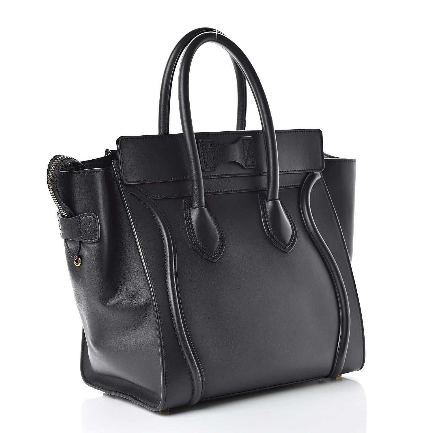 Celine Smooth Calfskin Mini Luggage Black 3 of 23