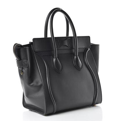 Celine Smooth Calfskin Mini Luggage Black 3 of 23