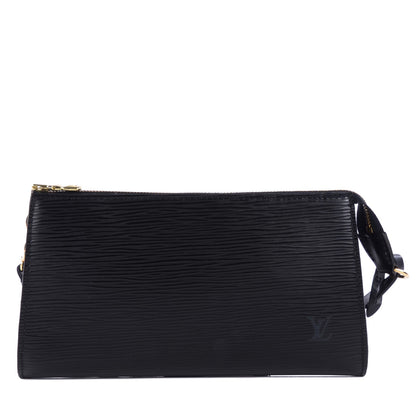 Louis Vuitton Epi Pochette Accessories 24 Black 1 of 7