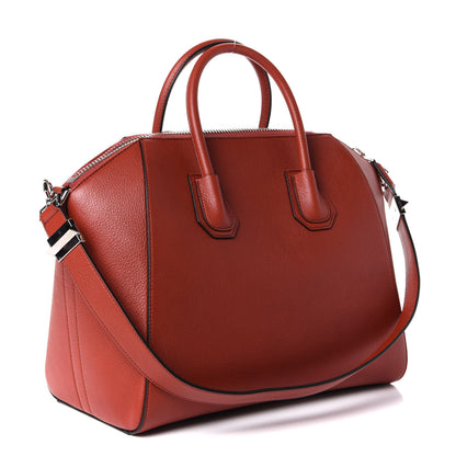 Givenchy Sugar Goatskin Medium Antigona Red 2 of 9