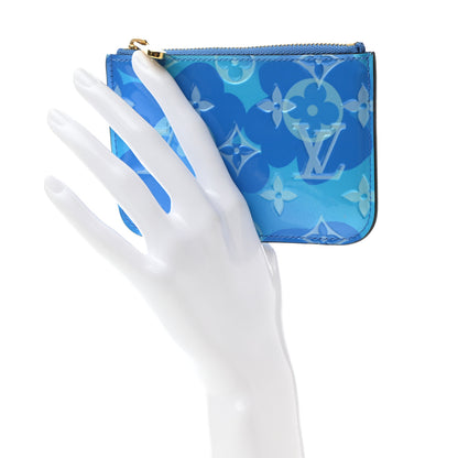 Louis Vuitton Vernis Valentine Key Pouch Light Blue 2 of 7