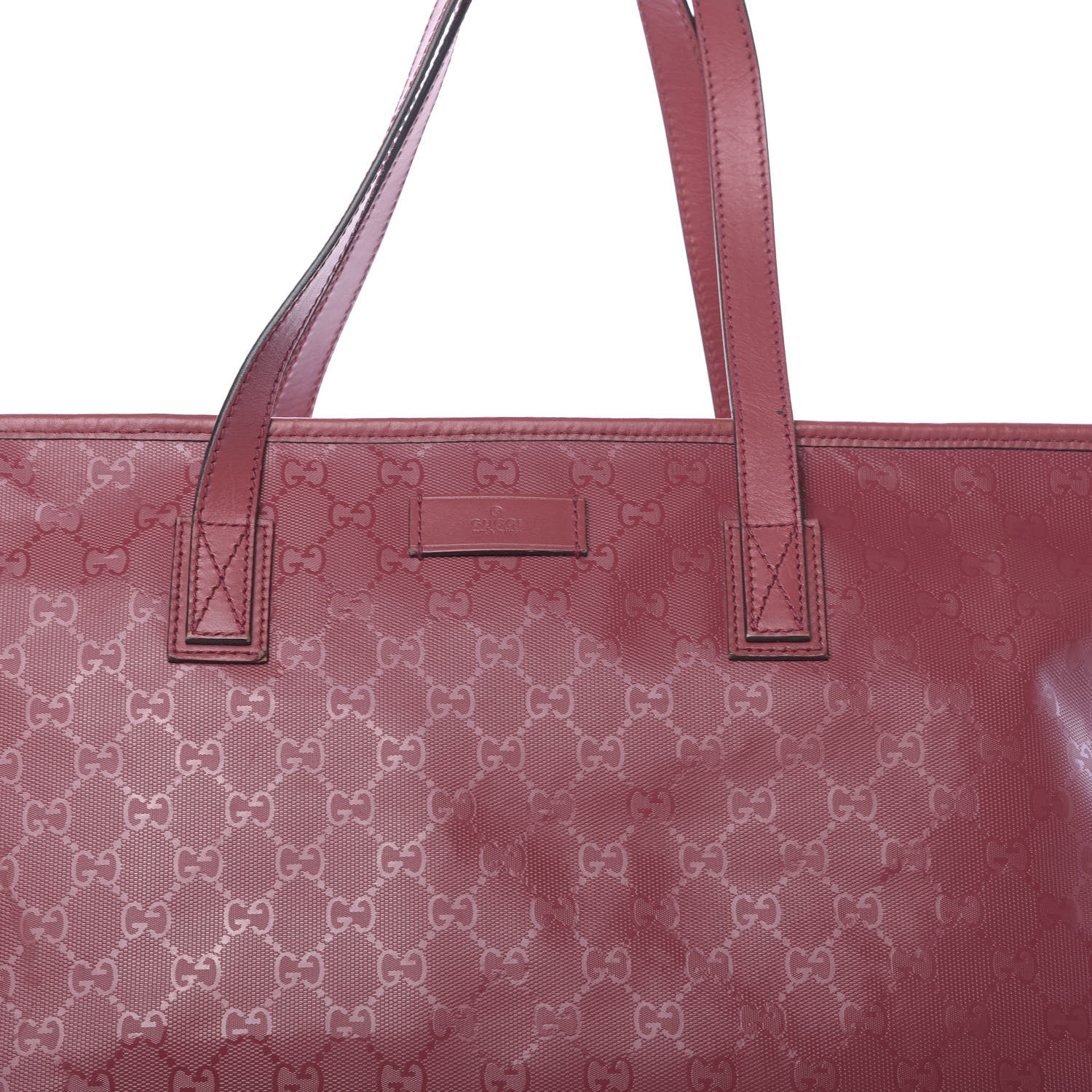 Gucci Imprime Monogram Large Zippered Shopping Tote Rose Blush 11 of 11