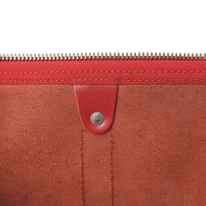 Louis Vuitton Epi Keepall 55 Castillan Red 6 of 16