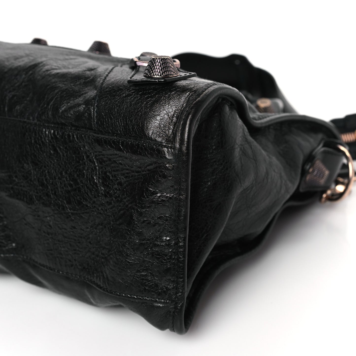 Agneau Giant 21 Rose Gold Hardware City Black