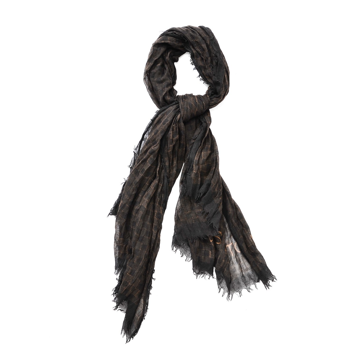 Louis Vuitton Cashmere Silk Etole Stole Damier Ebene 1 of 6