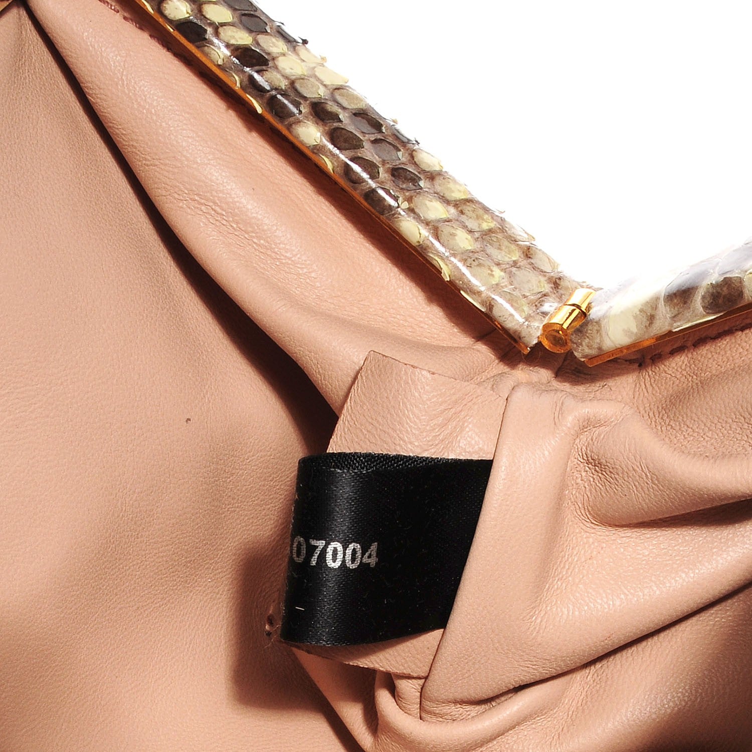 Prada Python Clutch Stone 10 of 11