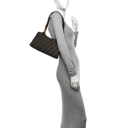 Fendi Zucca Shoulder Bag Tobacco 2 of 13