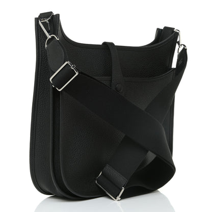 Hermes Taurillon Clemence Evelyne III PM Black 3 of 11
