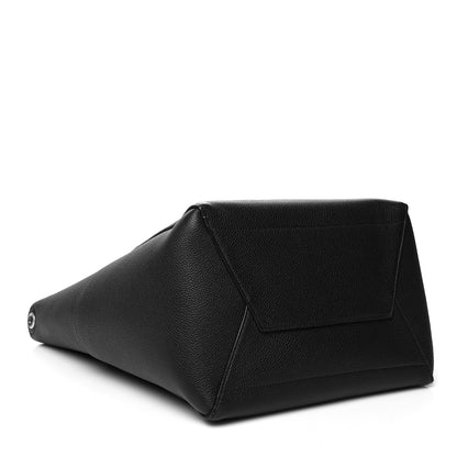 Celine Soft Grained Calfskin Sangle Bucket Bag Black 4 of 9