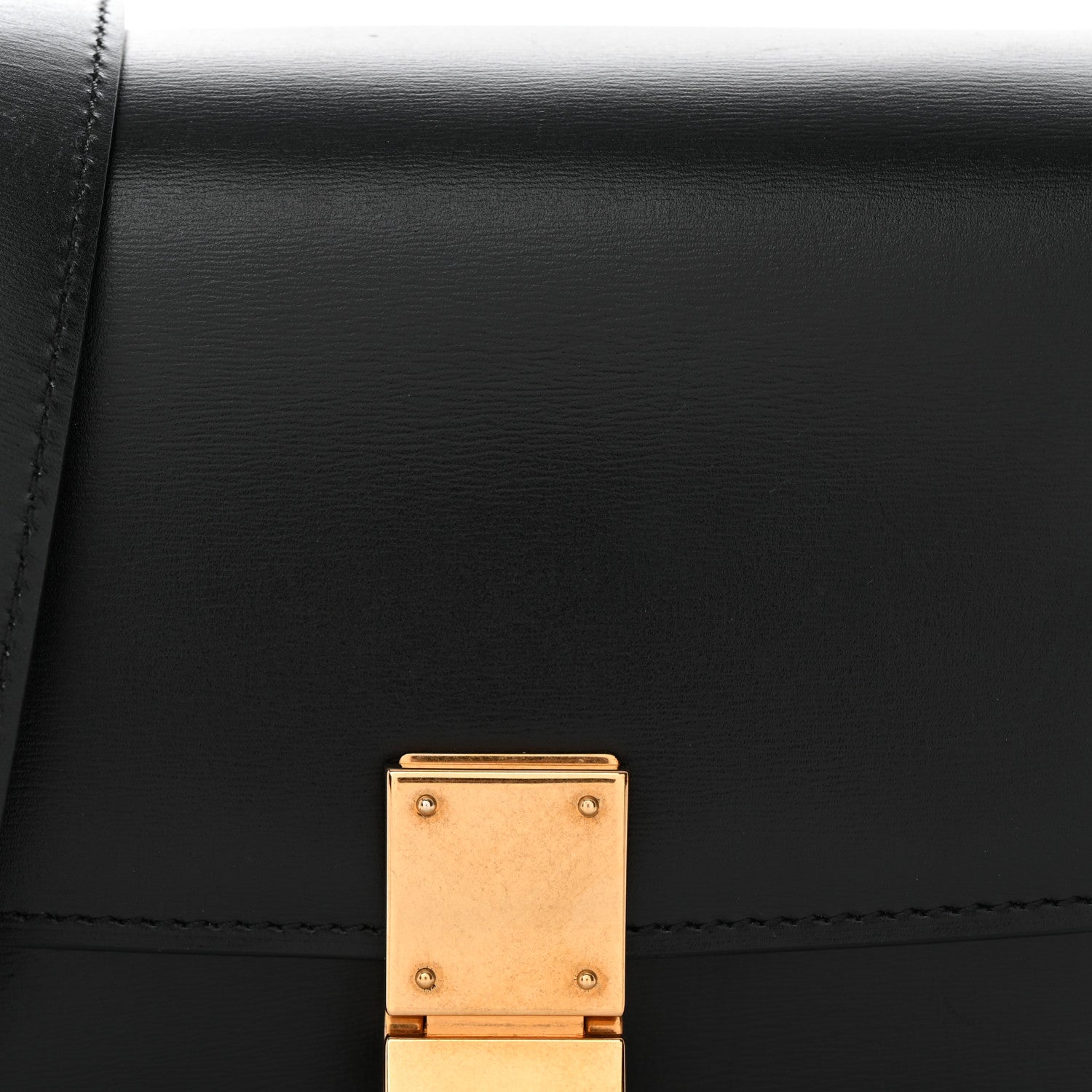 Celine Box Calfskin Small Classic Box Flap Bag Black 8 of 13