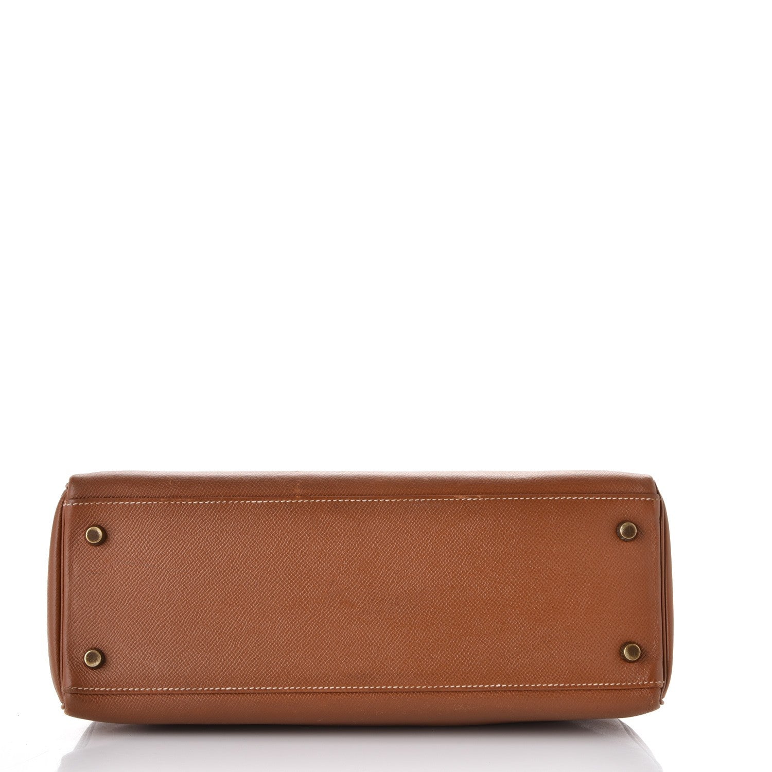 Hermes Courchevel Kelly Retourne 32 Gold 6 of 44