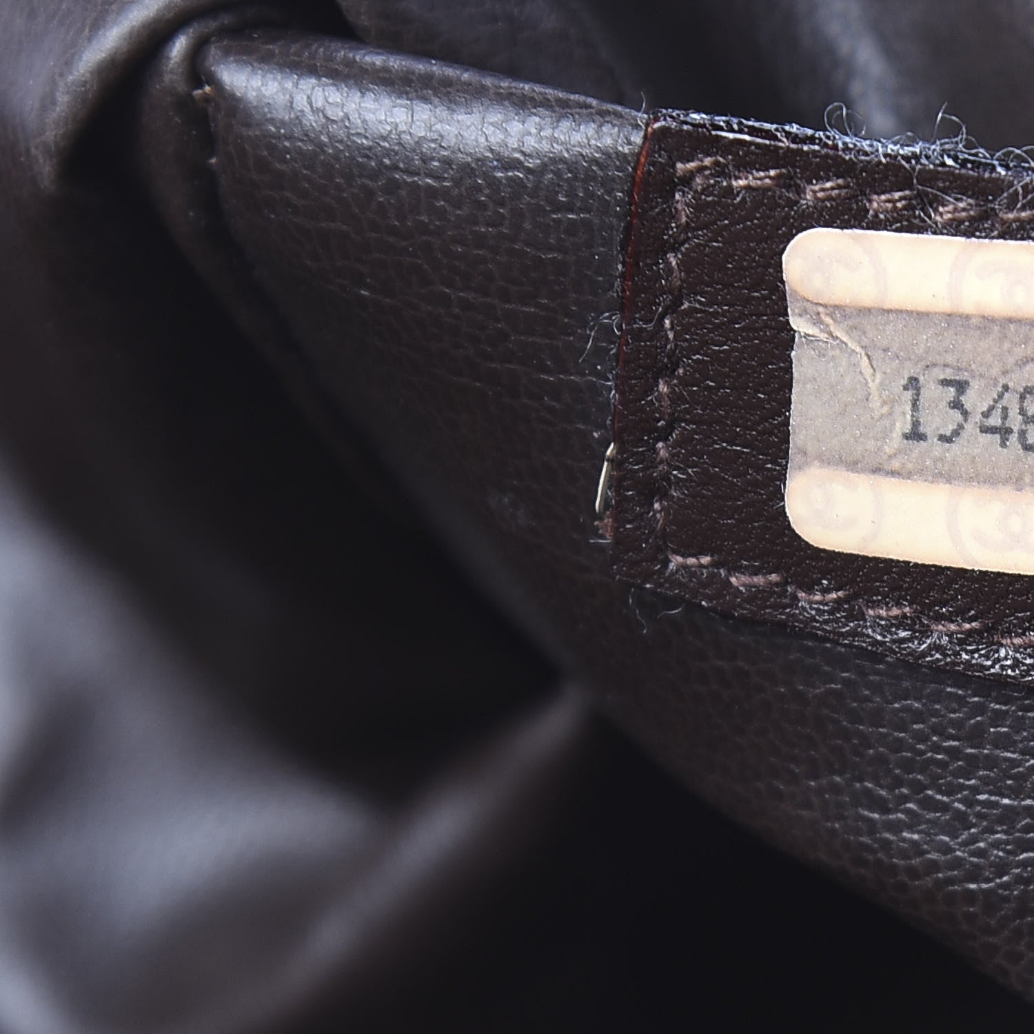 Chanel Calfskin Stitched XL Weekender Brown 9 of 14