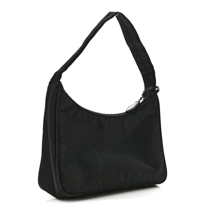 Prada Tessuto Nylon Mini Re-Edition 2000 Bag Black 3 of 13