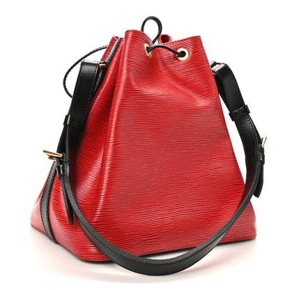 Louis Vuitton Epi Petit Noe Red Black 3 of 11